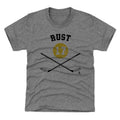 Pittsburgh Penguins Bryan Rust Kids T-Shirt Kids T-Shirt 500 LEVEL Tri Gray XS (4-5) Kids T-Shirt