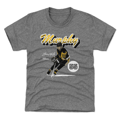 Larry Murphy Pittsburgh Retro Script  Kids T-Shirt Kids T-Shirt 500 LEVEL   