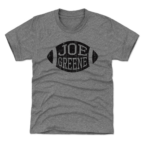 Joe Greene Football K Kids T-Shirt Kids T-Shirt 500 LEVEL Tri Gray XS (4-5) Kids T-Shirt