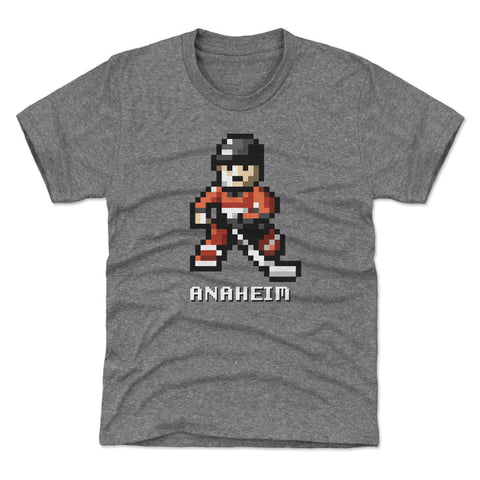 Anaheim Hockey 8-bit WHT