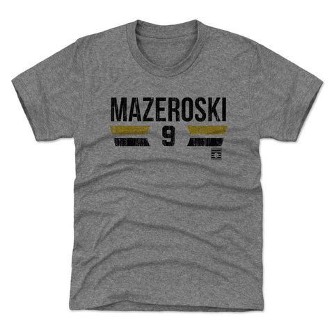 Pittsburgh Pirates Bill Mazeroski Kids T-Shirt Kids T-Shirt 500 LEVEL Tri Gray XS (4-5) Kids T-Shirt