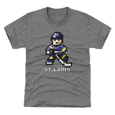 St. Louis Hockey 8 bit WHT