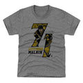 Pittsburgh Penguins Evgeni Malkin Kids T-Shirt Kids T-Shirt 500 LEVEL Tri Gray XS (4-5) Kids T-Shirt