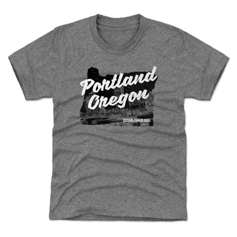 Portland Oregon Silhouette City WHT