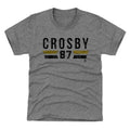Pittsburgh Penguins Sidney Crosby Kids T-Shirt Kids T-Shirt 500 LEVEL Tri Gray XS (4-5) Kids T-Shirt