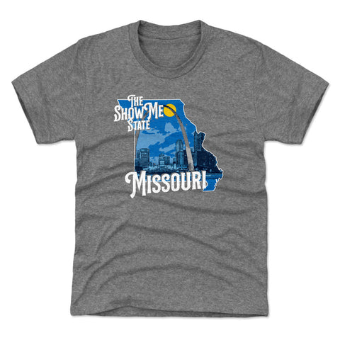 Missouri The Show Me State Silhouette WHT