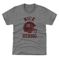 Nick Herbig College Helmet Font Kids T-Shirt Kids T-Shirt 500 LEVEL   