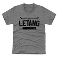 Pittsburgh Penguins Kris Letang Kids T-Shirt Kids T-Shirt 500 LEVEL Tri Gray XS (4-5) Kids T-Shirt