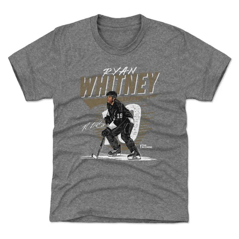 Ryan Whitney Pittsburgh Comet  Kids T-Shirt Kids T-Shirt 500 LEVEL Tri Gray YXS (4-5) Kids T-Shirt