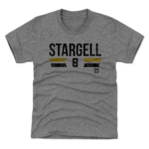 Pittsburgh Pirates Willie Stargell Kids T-Shirt Kids T-Shirt 500 LEVEL Tri Gray XS (4-5) Kids T-Shirt