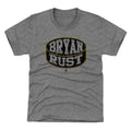 Pittsburgh Penguins Bryan Rust Kids T-Shirt Kids T-Shirt 500 LEVEL Tri Gray XS (4-5) Kids T-Shirt