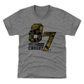 Pittsburgh Penguins Sidney Crosby Kids T-Shirt Kids T-Shirt 500 LEVEL Tri Gray XS (4-5) Kids T-Shirt