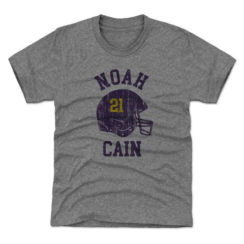 Noah Cain College Helmet Font
