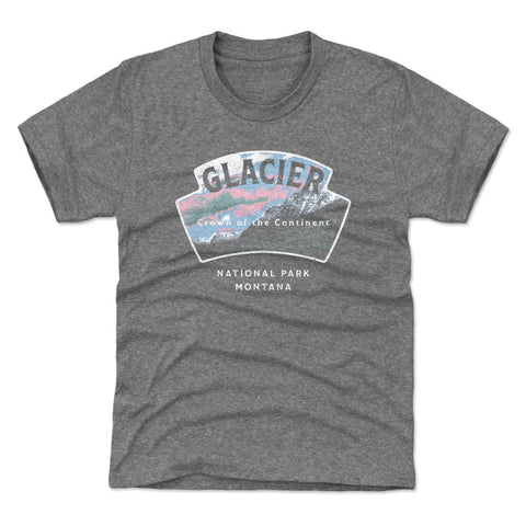 Glacier National Park Montana Shield WHT