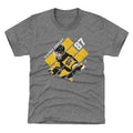 Pittsburgh Penguins Sidney Crosby Kids T-Shirt Kids T-Shirt 500 LEVEL Tri Gray YXS Kids T-Shirt