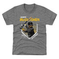 Pittsburgh Pirates Andrew McCutchen Kids T-Shirt Kids T-Shirt 500 LEVEL Tri Gray YXS Kids T-Shirt