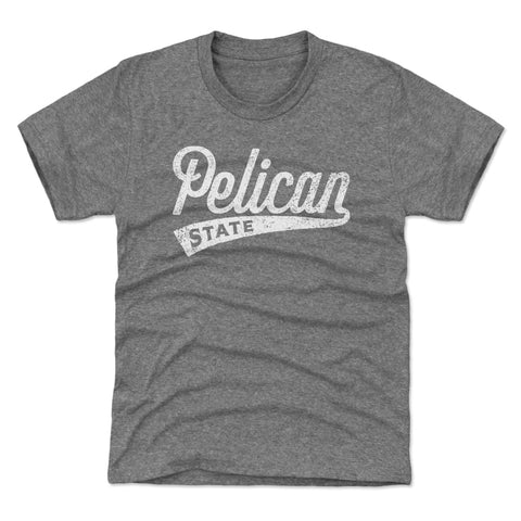 Louisiana Pelican State Script WHT