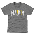 Pittsburgh Penguins Evgeni Malkin Kids T-Shirt Kids T-Shirt 500 LEVEL Tri Gray XS (4-5) Kids T-Shirt