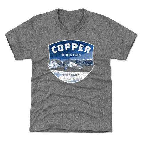 Copper Mountain Colorado Shield WHT