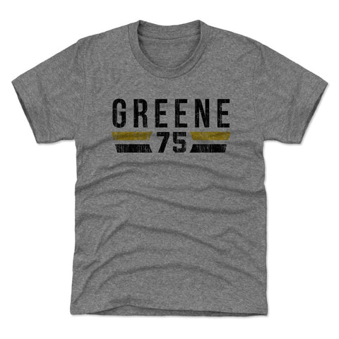 Joe Greene Font K Kids T-Shirt Kids T-Shirt 500 LEVEL Tri Gray XS (4-5) Kids T-Shirt