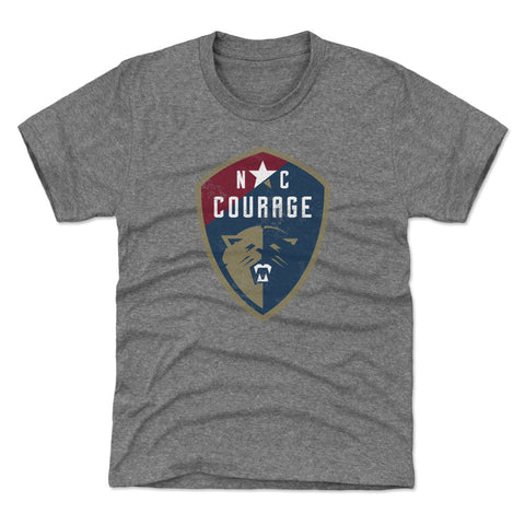 North Carolina Courage Vintage Primary Logo WHT