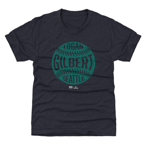 Logan Gilbert Seattle Vintage Baseball WHT