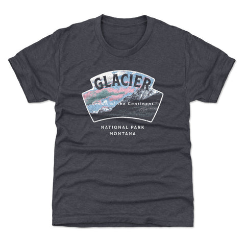 Glacier National Park Montana Shield WHT