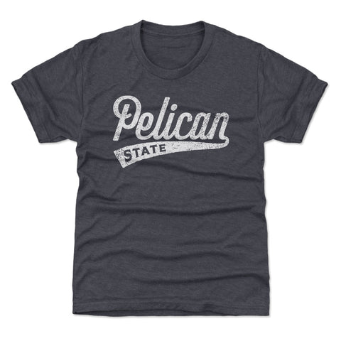 Louisiana Pelican State Script WHT