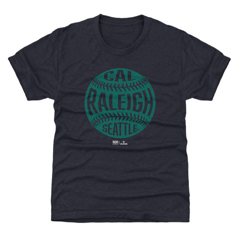 Cal Raleigh Seattle Vintage Baseball WHT