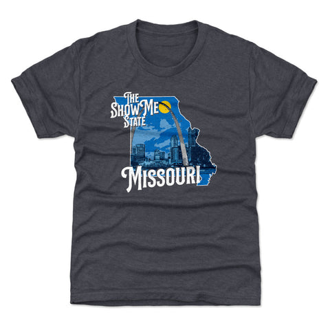 Missouri The Show Me State Silhouette WHT