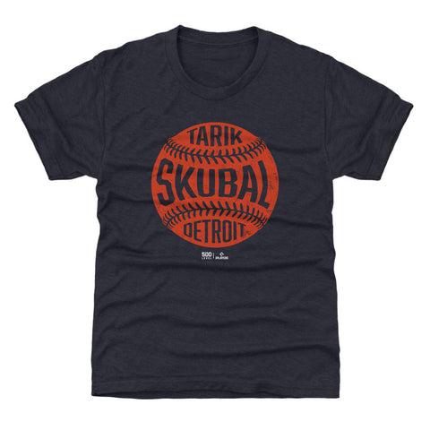 Tarik Skubal Detroit Vintage Baseball WHT