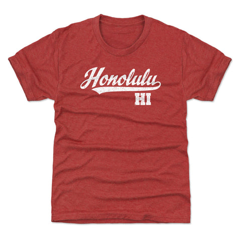 Honolulu Hawaii City Script WHT