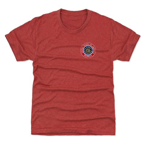 Georgia State Flag Emblem WHT