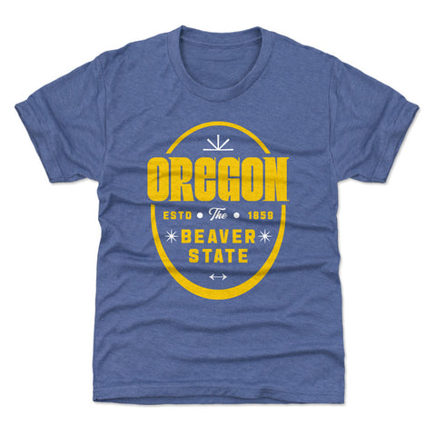 Oregon The Beaver State Badge WHT