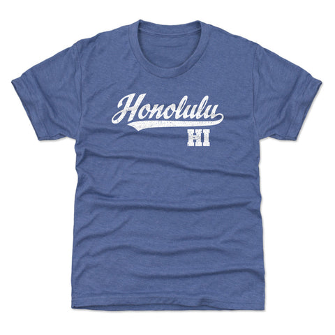 Honolulu Hawaii City Script WHT