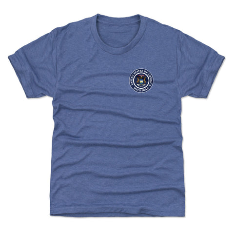 Michigan State Flag Emblem WHT