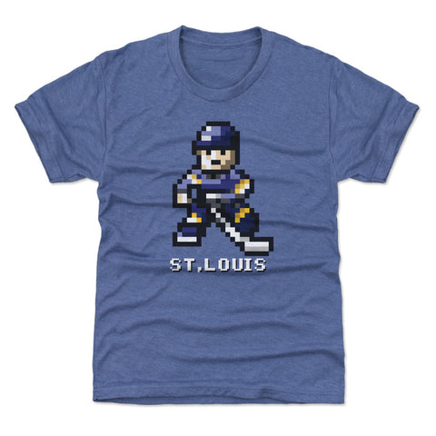 St. Louis Hockey 8 bit WHT