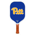 Pittsburgh Panthers Pitt University Pickleball Paddle with Gold Pitt Logo Pickleball Paddles Rally Republic Tan  