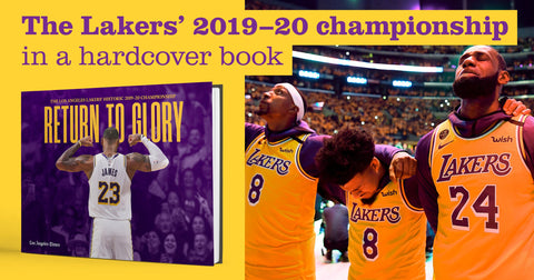 Los Angeles Lakers Book – Kobe Bryant Memorial & 2019-2020 Championship Stories Hardcover