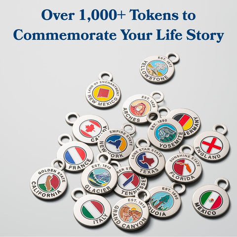 US State Tokens by The Wander Club – Handcrafted Hard Enamel Collectible Coins