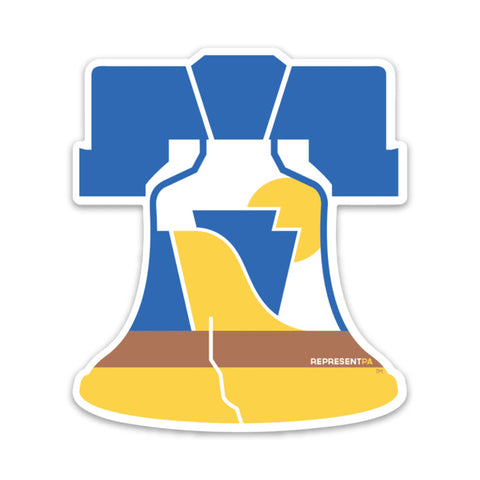 RepresentPA Pennsylvania Sticker | Liberty Bell-Shaped