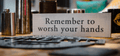 Remember to Worsh ( Wash ) Your Hands | 9.5"x30" Wall Art Print on Real Wood Wood Sign Mill Wood Art   