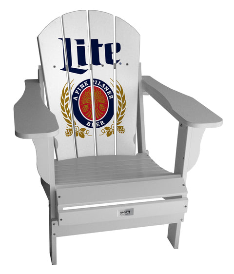 Miller Lite Adirondack Chair Entertainment Series Chair mycustomsportschair   
