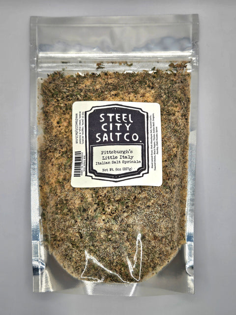 Italian Salt Sprinkle | Pittsburgh’s Little Italy Gourmet Salt Blend with Garlic & Herbs