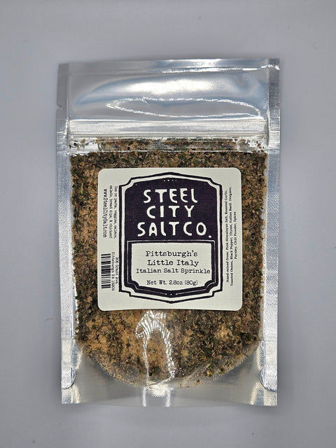 Italian Salt Sprinkle | Pittsburgh’s Little Italy Gourmet Salt Blend with Garlic & Herbs