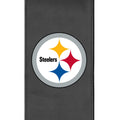 Silver Loveseat with  Pittsburgh Steelers Primary Logo Loveseat Zipchair   