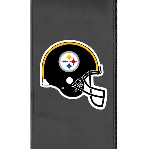 Pittsburgh Steelers Helmet Logo Panel NFL Logo Panels Zipchair 24" Panel for Xpression Gaming Chair Only  