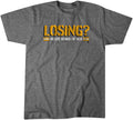 Losing? Never Heard of Her T-Shirt T-Shirt BreakingT Small  