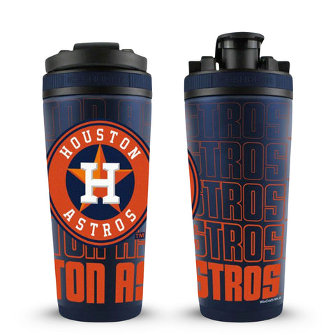 Houston Astros Ice Shaker - Official MLB Stainless Steel Tumbler With 4D Print