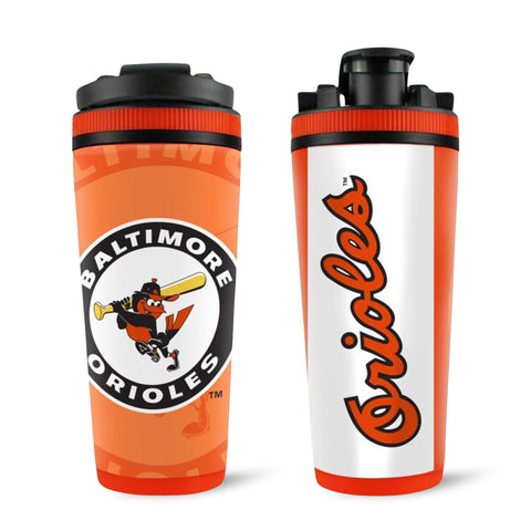 Baltimore Orioles Ice Shaker – Official MLB 4D Printed Cup, Dishwasher Safe